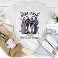 Salem Girls Trip Witch Time To Wicked Up Halloween Women T-shirt Unique Gifts