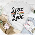 Gay Pride Lgbt Love Is Love Lgbt Gay Lesbian Pride Women T-shirt Unique Gifts