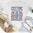Getting Star Spangled Hammered Beer Lover 4Th Of July Women T-shirt Unique Gifts