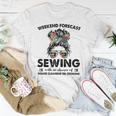 House Cleaning Or Cooking- Sewing Mom Life-Messy Mothers Women T-shirt Crewneck Unique Gifts