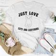 Just Love Cats And Cayoning Women T-shirt Unique Gifts