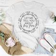 Let Me Tell You About My Jesus Religious Christian Women T-shirt Funny Gifts