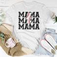 Lightning Bolt Mama Softball Baseball Sport Mom Mother's Day Women T-shirt Funny Gifts
