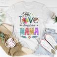 I Love Being Called Mama Mom Daisy Flower Cute Women T-shirt Unique Gifts
