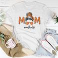 Mom Messy Bun Aviator Glasses Polka Dots Bandana Mother Life Women T-shirt Unique Gifts