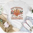 One Thankful Teacher Thanksgiving Retro Groovy Fall Teachers Women T-shirt Unique Gifts
