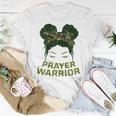 Prayer Warrior Ns Girls Camo Faith God Jesus Christian Faith Women T-shirt Unique Gifts