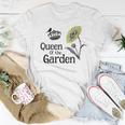 Queen Of The Garden Sunflower Birdie Crown Women T-shirt Unique Gifts