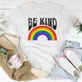Rainbow Be Kind Movement Gay Pride Month 2023 Lgbtq Women T-shirt Unique Gifts