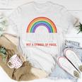 Rainbow A Promise Of God Not A Symbol Of Pride Pride Month s Women T-shirt Unique Gifts