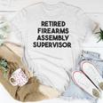 Retired Firearms Assembly Supervisor Women T-shirt Unique Gifts