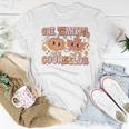 Retro One Thankful Counselor Pumpkin Autumn Leaves Fall Women T-shirt Funny Gifts