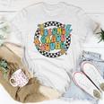Back To School Groovy Teacher Second 2Nd Grade Crew Squad Women T-shirt Unique Gifts