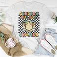 Schools Out For Summer Cute Smile Face Last-Day Of School Women T-shirt Unique Gifts