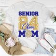 Senior Cheer Mom 2024 Cheerleader Parent Class Of 2024 Women T-shirt Funny Gifts