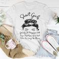 Short Girls God Only Lets Things Grow Until Theyre Perfect Women T-shirt Short Sleeve Graphic Funny Gifts