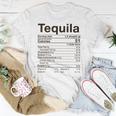 Tequila Nutrition Facts Thanksgiving Drinking Costume Women T-shirt Unique Gifts