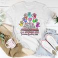 All Together Now Summer Reading 2023 Boho Flowers Floral Women T-shirt Unique Gifts