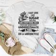 Never Underestimate A Girl On A Motorcycle Biker Motorcycle Women T-shirt Unique Gifts