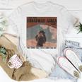 Vintage Cowgirl Leave Them Broadway Girls Alone Western Women T-shirt Casual Daily Basic Unisex Tee Unique Gifts