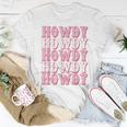 Vintage White Howdy Rodeo Western Country Southern Cowgirl Women T-shirt Unique Gifts