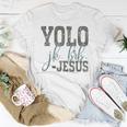 Yolo Jk Brb Bible Jesus Christian Women T-shirt Unique Gifts