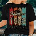 60 Year Old Made In September 1963 60Th Birthday Women T-shirt Gifts for Her