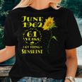 61St Birthday 61 Year Old Sunflower Lovers Born In June 1962 Women T-shirt Gifts for Her