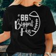 66'S Biggest Fan Football Mom Dad Brother Sister Women T-shirt Gifts for Her