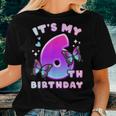 6Th Birthday Girl 6 Years Butterflies And Number 6 Women T-shirt Gifts for Her
