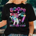 7 Years Old Dabbing Unicorn 7Th Birthday Girl Party Women T-shirt Gifts for Her