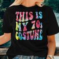 This Is My 70S Costume Vintage Seventies Retro Halloween 70S 70S Vintage s Women T-shirt Crewneck Gifts for Her
