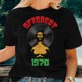 Afrobeat 1970 Vinyl Record Afro Hairstyle Woman Women T-shirt Gifts for Her