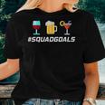 Alcohol Is A Solution Vodka Rum Gin Whiskey Beer Drinking Women T-shirt Gifts for Her