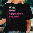 Appraiser Or Property Valuer For Mom Wife For Mother's Day Women T-shirt Gifts for Her