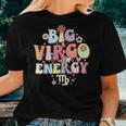 August September Birthday Groovy Astrology Zodiac Sign Virgo Women T-shirt Gifts for Her