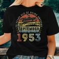 Awesome Since September 1953 Vintage 70Th Birthday Women T-shirt Gifts for Her