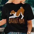 Basenji I Love My Mom -Cute And Fun For Dog People Women T-shirt Gifts for Her
