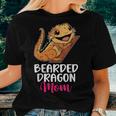 Bearded Dragon Mom Pet Lover Women Lizard Owner Reptile Women T-shirt Gifts for Her