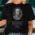 Ben Franklin And Quote About Beer Women T-shirt Gifts for Her