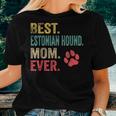 Best Estonian Hound Mom Ever Vintage Mother Dog Lover Women T-shirt Gifts for Her