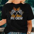 Big Sister Pit Crew Race Car Birthday Party Racing Family For Sister Women T-shirt Gifts for Her