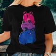 Bisexual Pride Flag Color Lgbtq Rainbow Frogs Subtle Bi Women T-shirt Gifts for Her