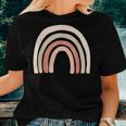 Boho Rainbow Scandinavian Minimalist Modern Simple Nature Gift For Women Women Crewneck Short T-shirt Gifts for Her