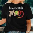 Boxerdoodle Mom Dog Owner Women T-shirt Gifts for Her