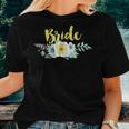 Bride Floral Flowers Bouquet More Colors Wedding Women T-shirt Gifts for Her