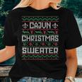 Cajun Ugly Christmas Xmas Sweater Louisiana Holiday Women T-shirt Gifts for Her