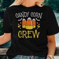 Candy Corn Crew Halloween Party Spooky Season Women T-shirt Gifts for Her