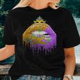 Carnival Party Costume Masquerade Lips Mardi Gras Women T-shirt Gifts for Her