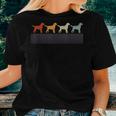 Cavador Vintage Retro Mom Dad Dog Women Women T-shirt Gifts for Her